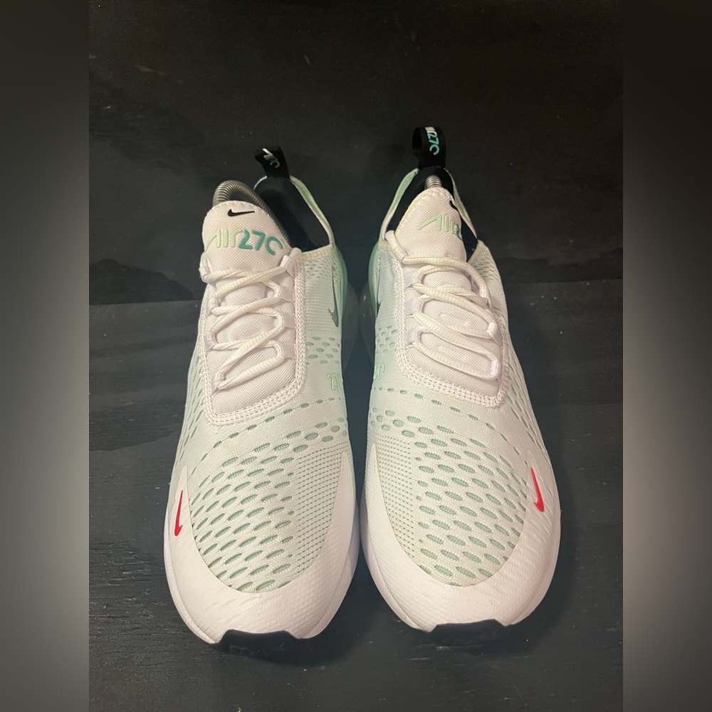 Nike Air Max 270 Womens Size 10 White Mint Foam Washed Teal Shoes DQ7652-100 - Picture 3 of 8